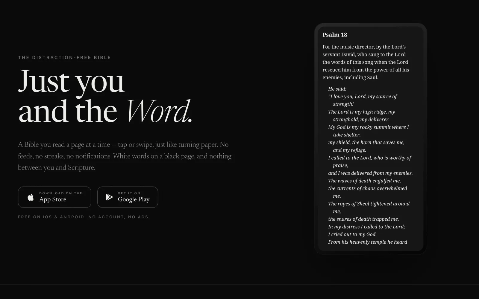 Black & White Bible screenshot